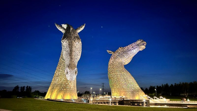 Overnight Parking at The Kelpies, Falkirk, Scotland