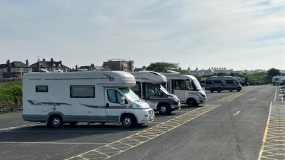 Motorhome and Campervan overnight parking in Fleetwood, Lancashire